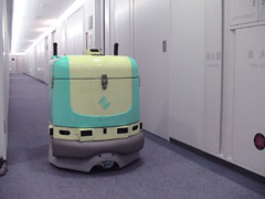 ロボットによるビルの清掃システム